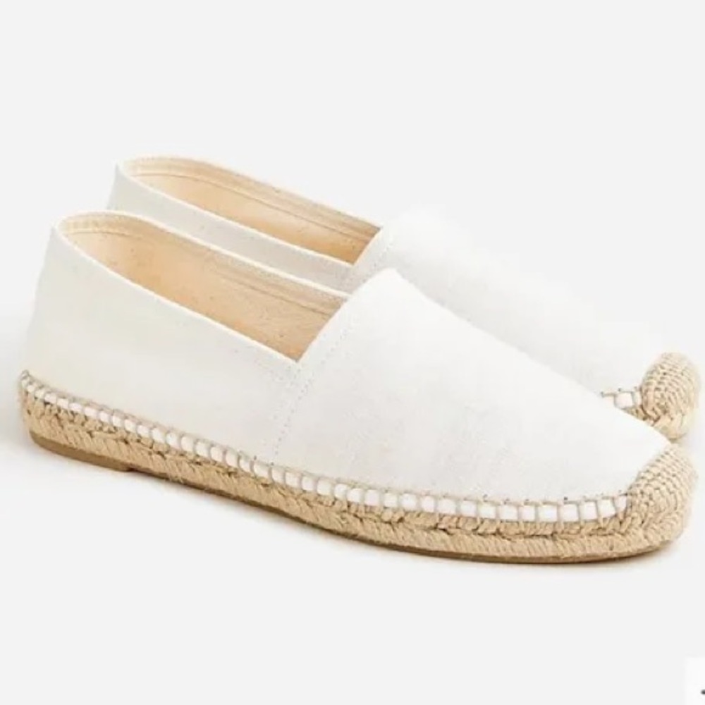 J. Crew Women's Ivory Espadrilles Sz 8.5 new in box